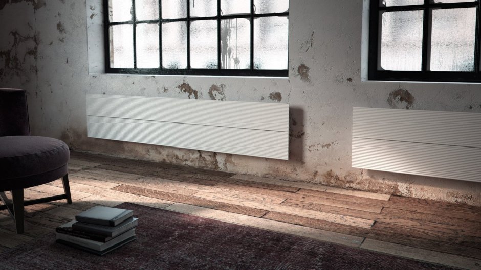 Радиаторы в интерьере лофт