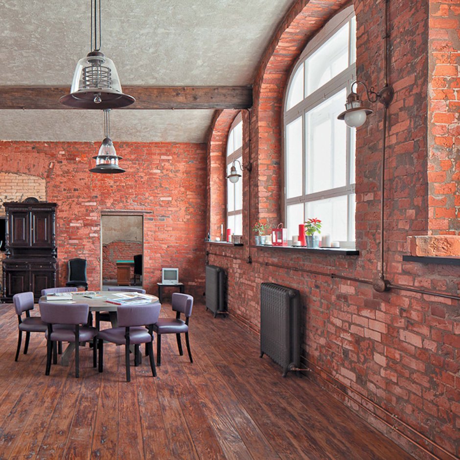 Отопление в стиле лофт