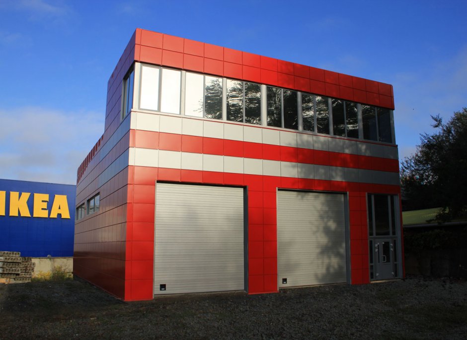 Автосервис из сэндвич панелей 100кв