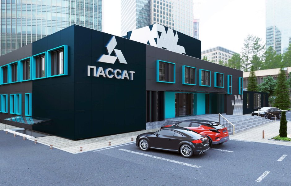 Красивые фасады офисов