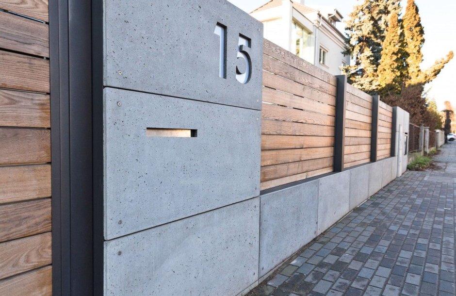 Бетонные фасадные панели