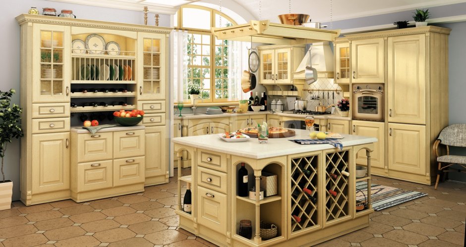 Кухонный гарнитур с буфетом