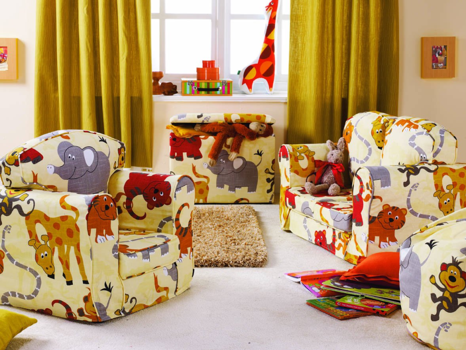 Детские диваны в интерьере