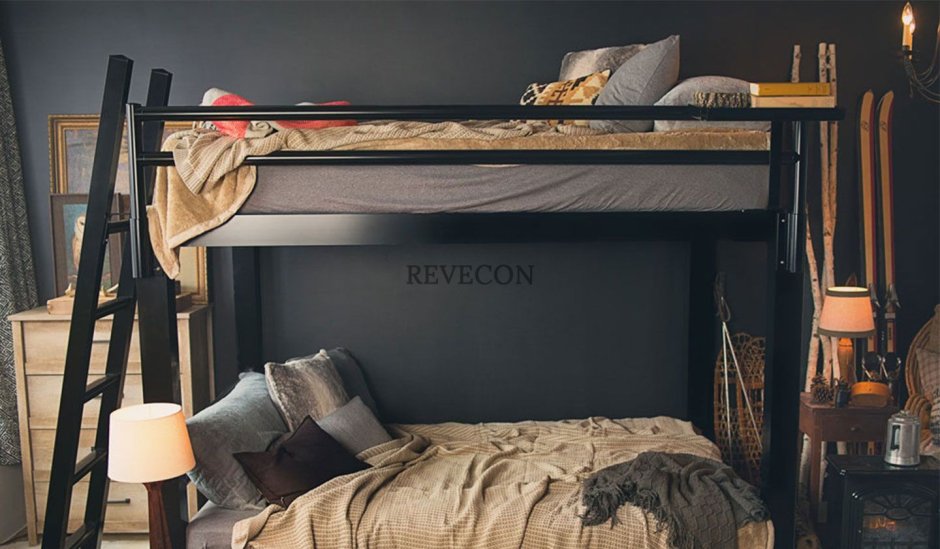 Двухъярусная кровать в стиле Loft (Bed - 030)