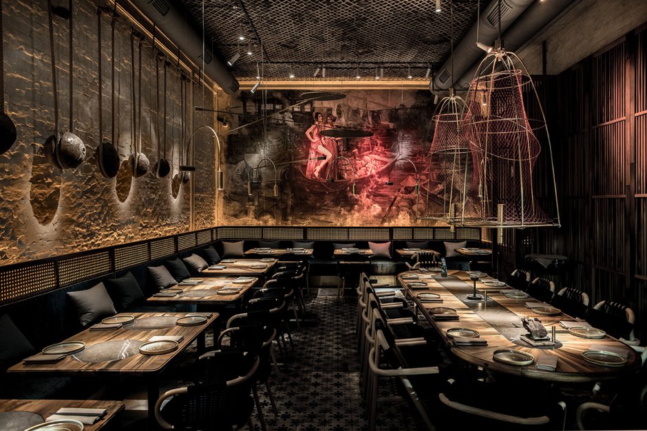 Ресторан в стиле Индастриал