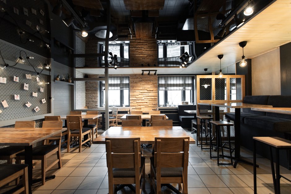 Кафе интерьер бехайнс