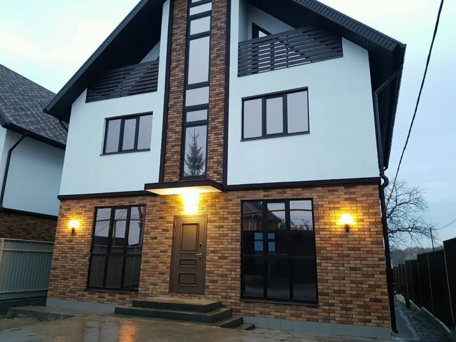 Отделка цоколя плиткой