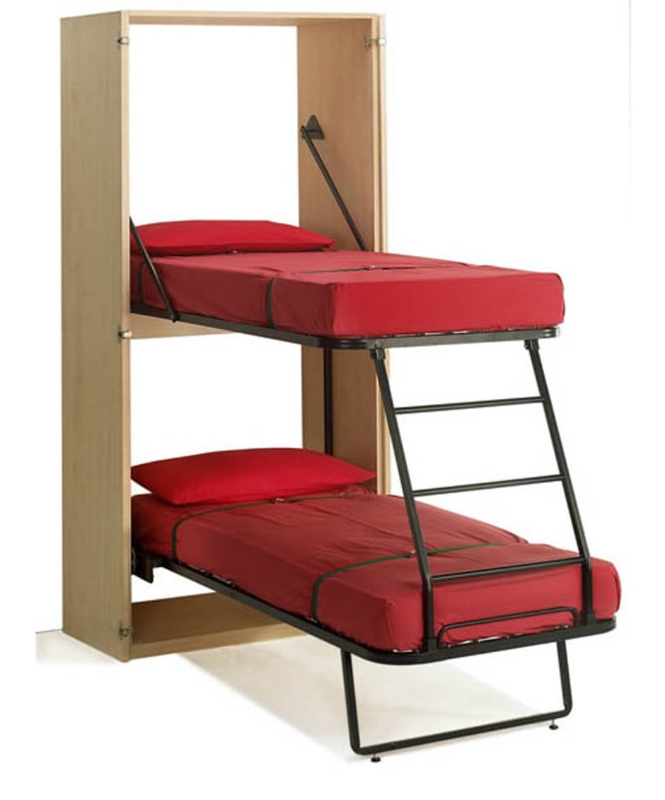 Двухэтажная складная кровать