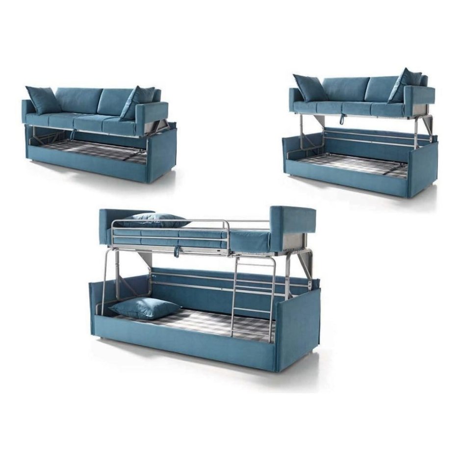 Двухъярусная кровать-диван трансформер рс618