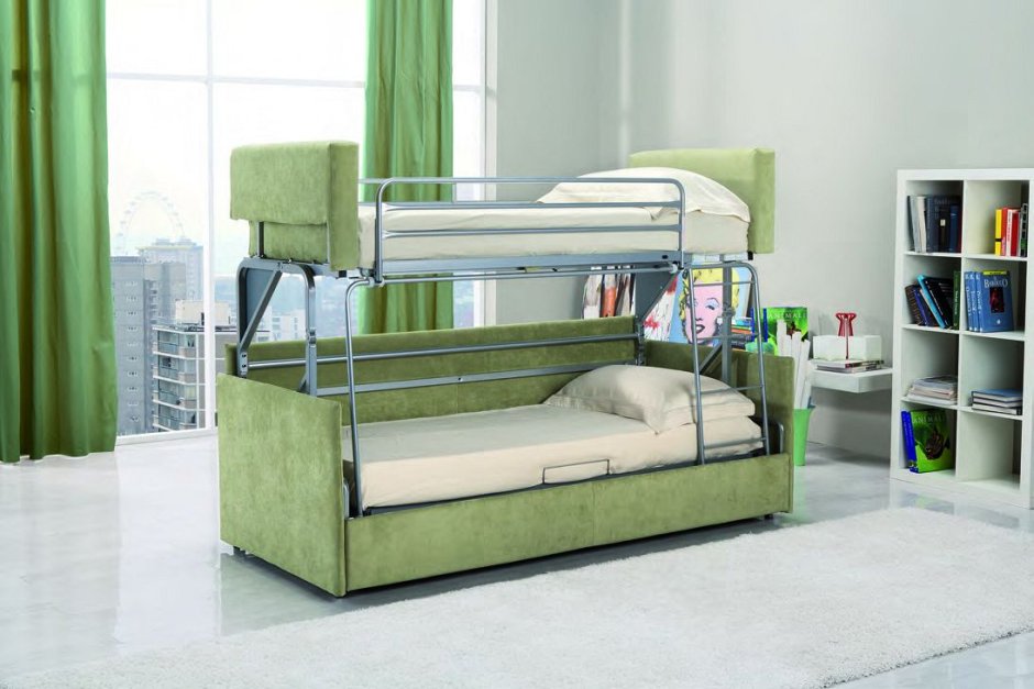 Диван 2х ярусная кровать трансформер