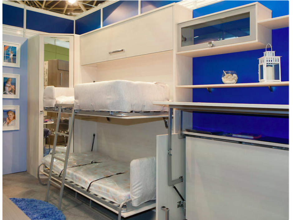 Двухъярусная кровать для детей трансформер