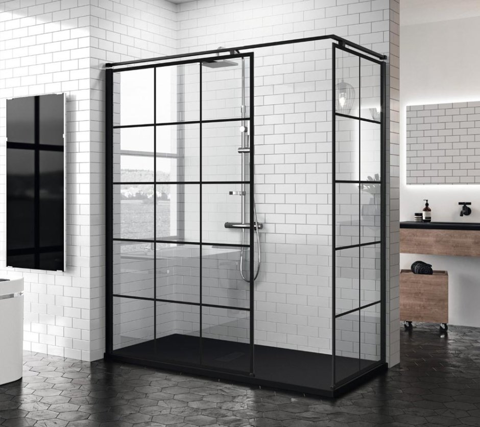 Душевая в стиле лофт