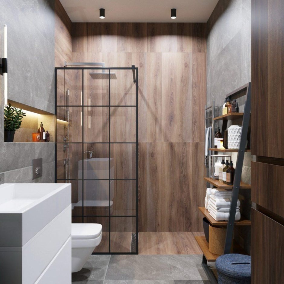 Ванная комната с душем