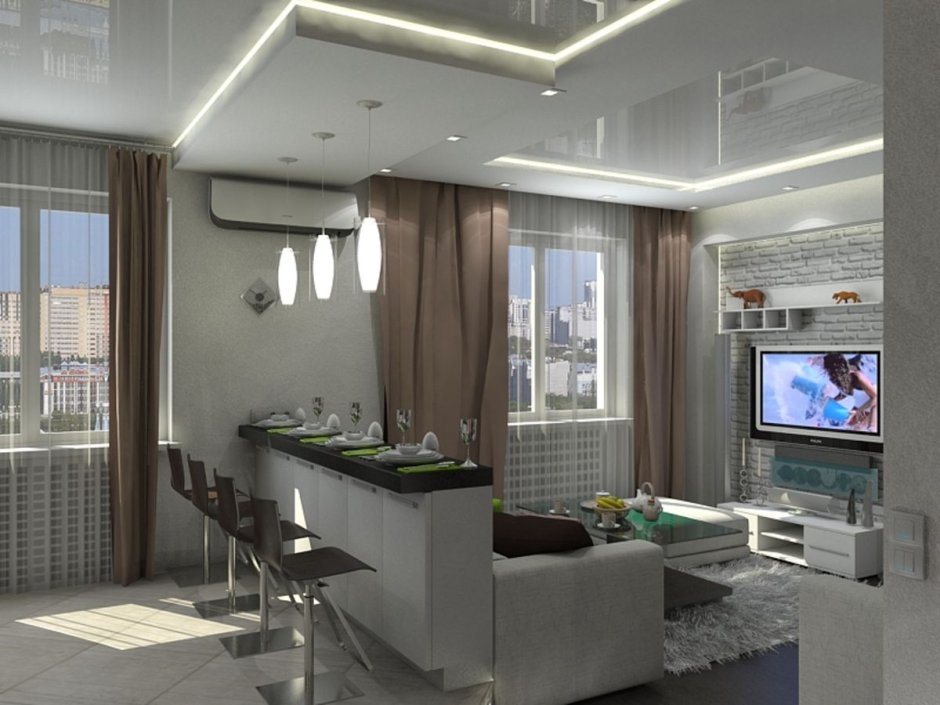 Интерьер евротрешки