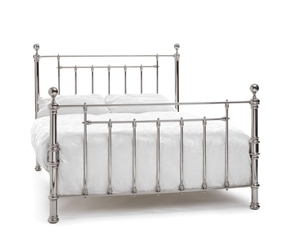 Кровать никелированная старинная