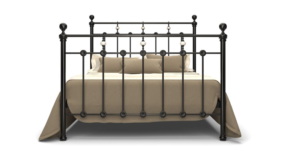 Металлическая кровать кованная двуспальная 1400х1900