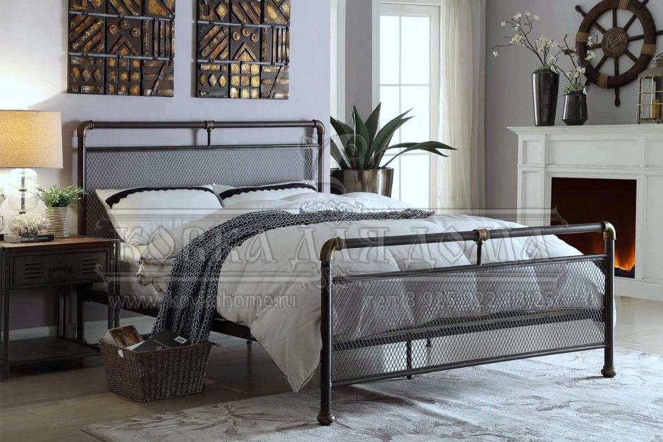 Металлическая кровать аристо