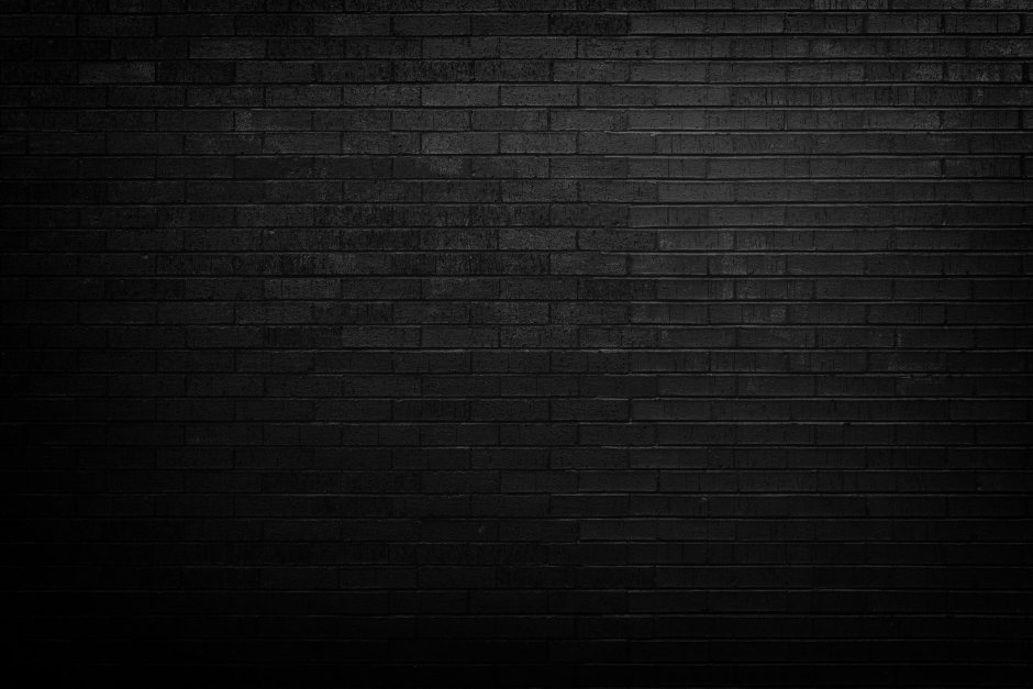 Черный кирпич стена для шапки