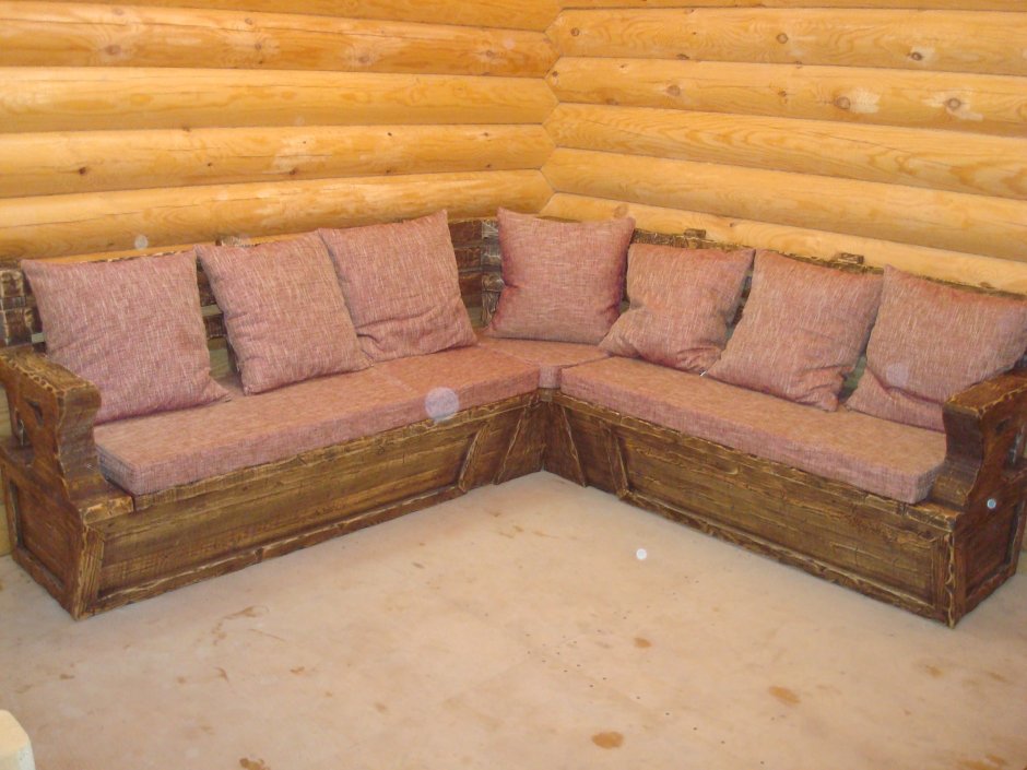 Диванчик в баню