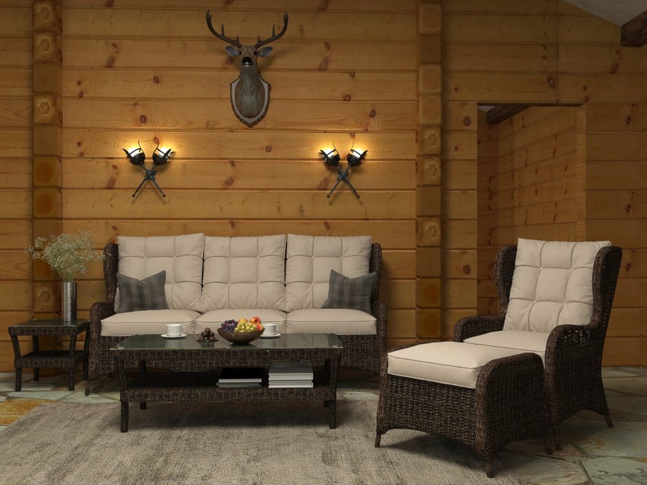 Мебель для бани в комнату отдыха