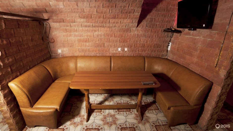 Мягкий уголок в баню