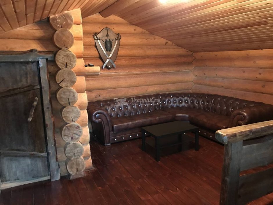 Угловой диван в баню
