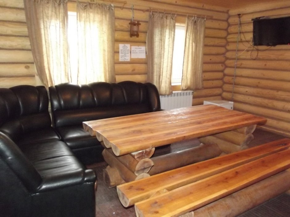 Угловой диван для бани в комнату отдыха