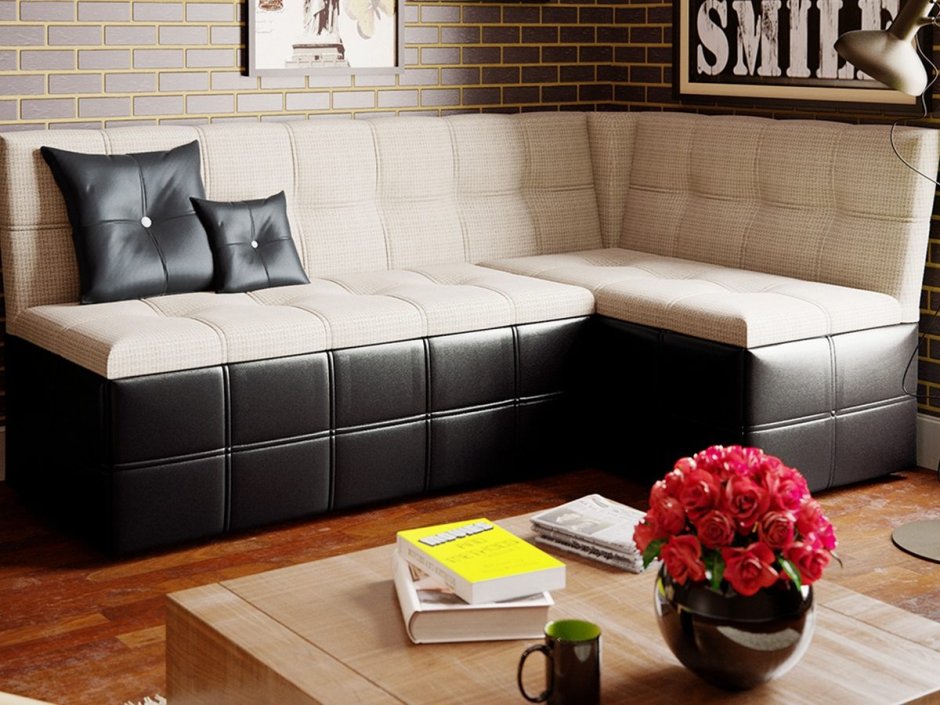 Диван угловой полукруглый