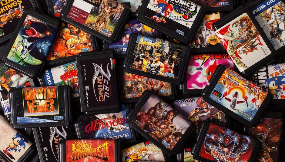 Кассеты сега и Денди