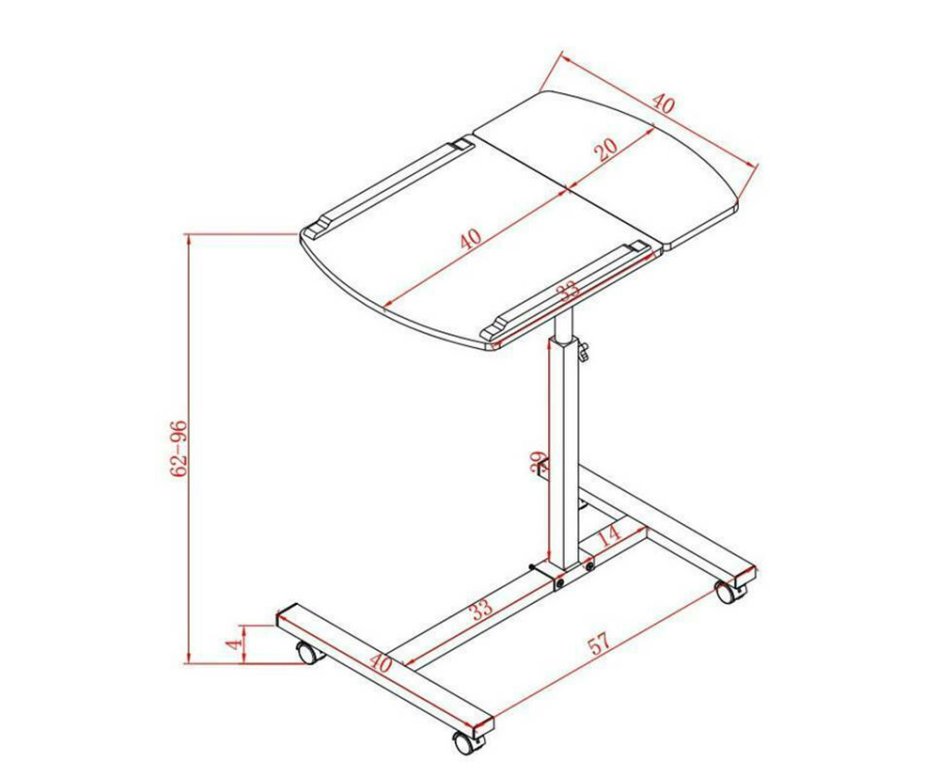 Столик прикроватный Ортоника СП 100