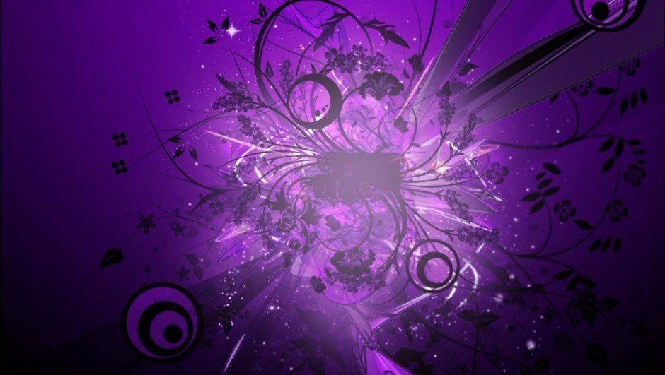 Фиолетовые обои