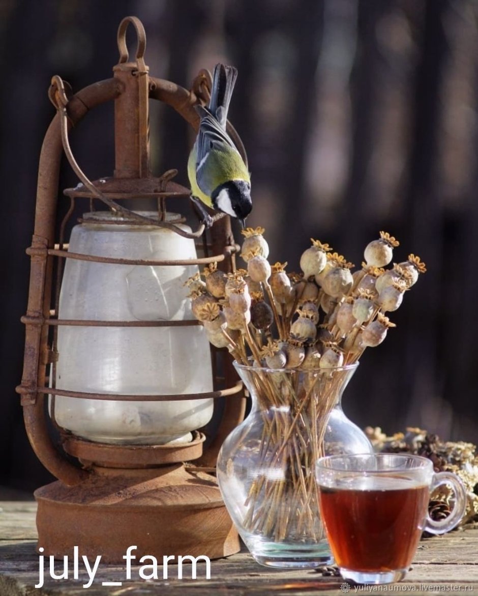 Керосиновая лампа в интерьере декор