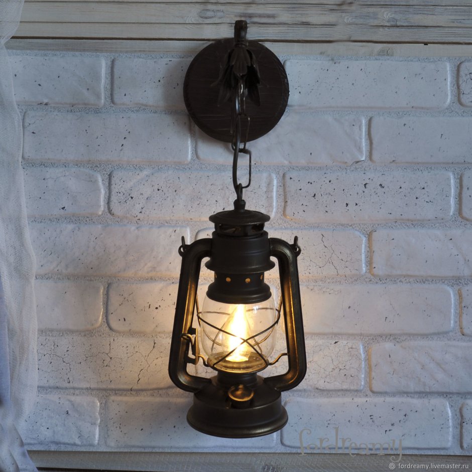 Бра Винтаж ретро керосиновая лампа