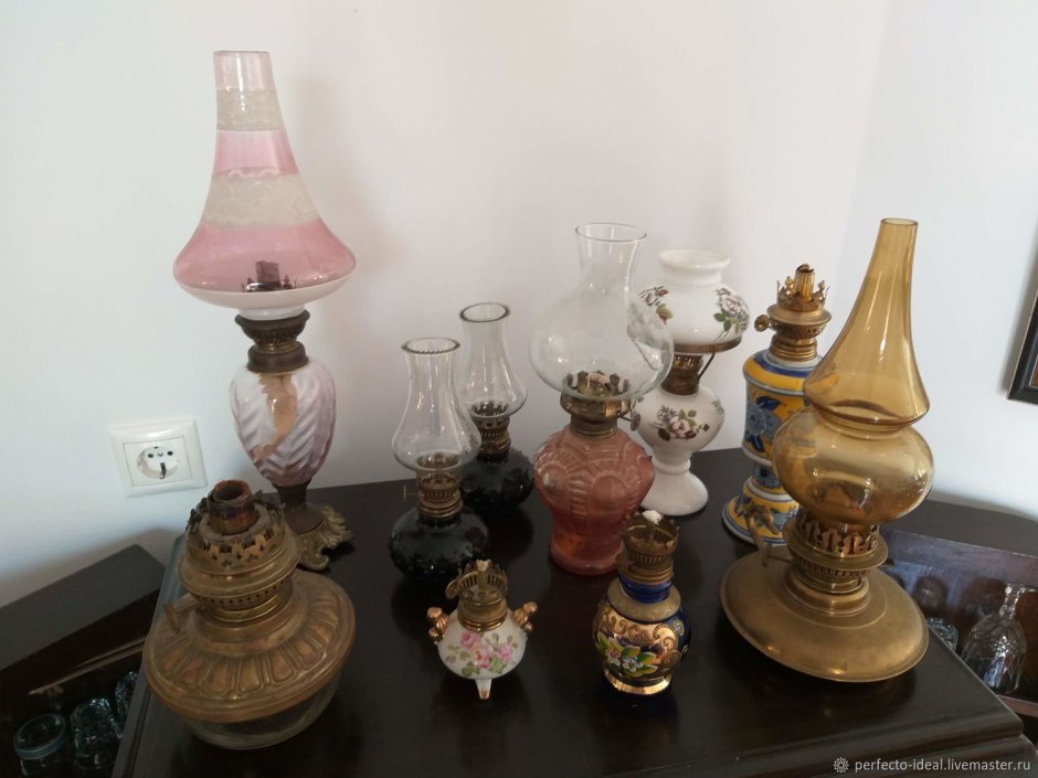 Настольная лампа керосинка