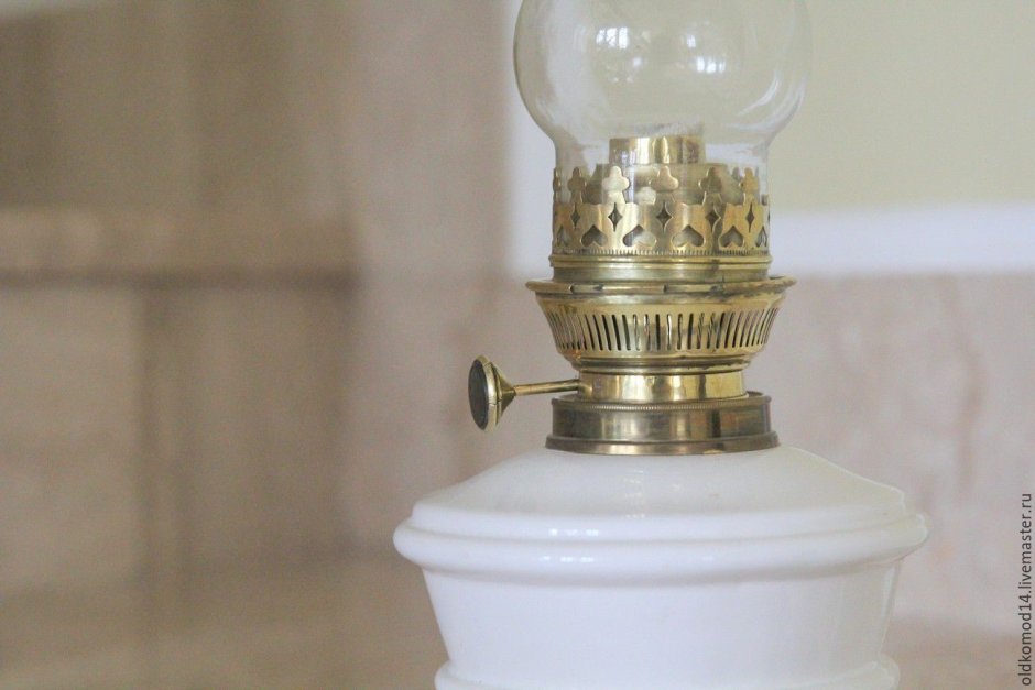 Декупаж керосиновой лампы шебби Шик