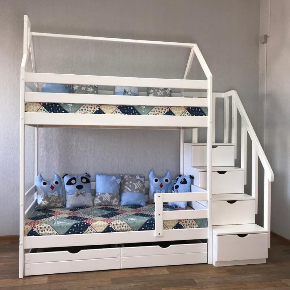 Кровать-чердак для двоих детей