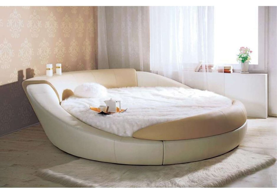 Кровать с изголовьем Ракушка