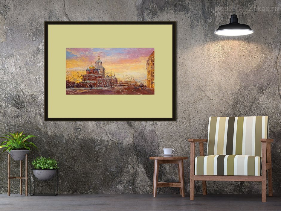 Картина в Светлом интерьере