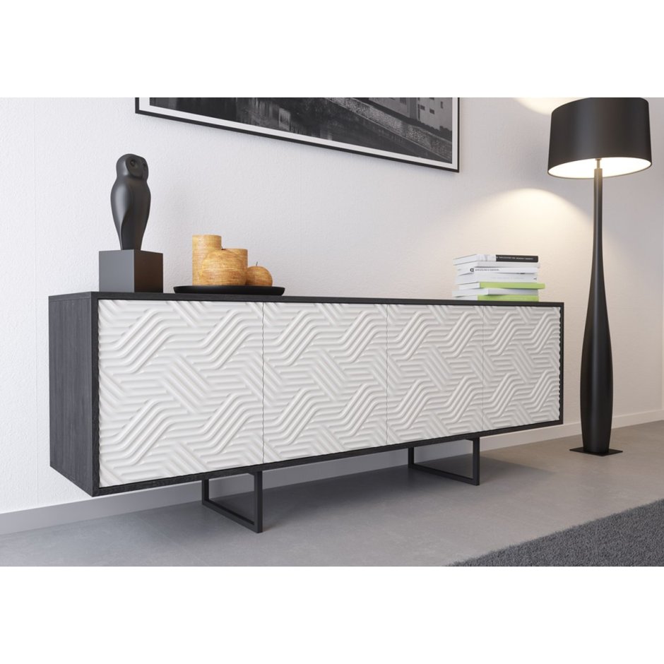 Комод с рельефным фасадом