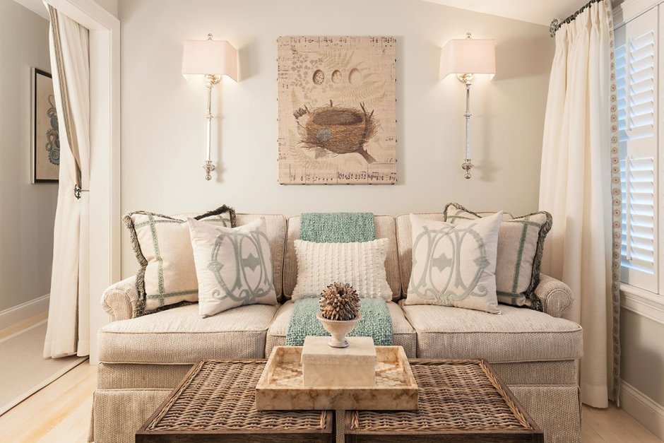 Сочетание с серым цветом в интерьере