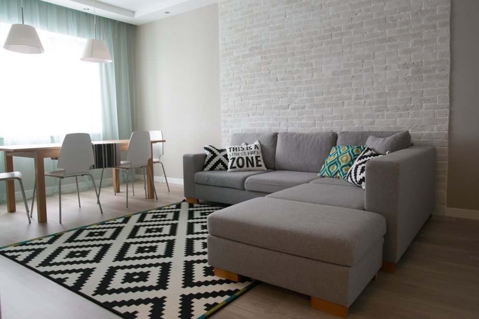 Ковер икеа в стиле Сканди