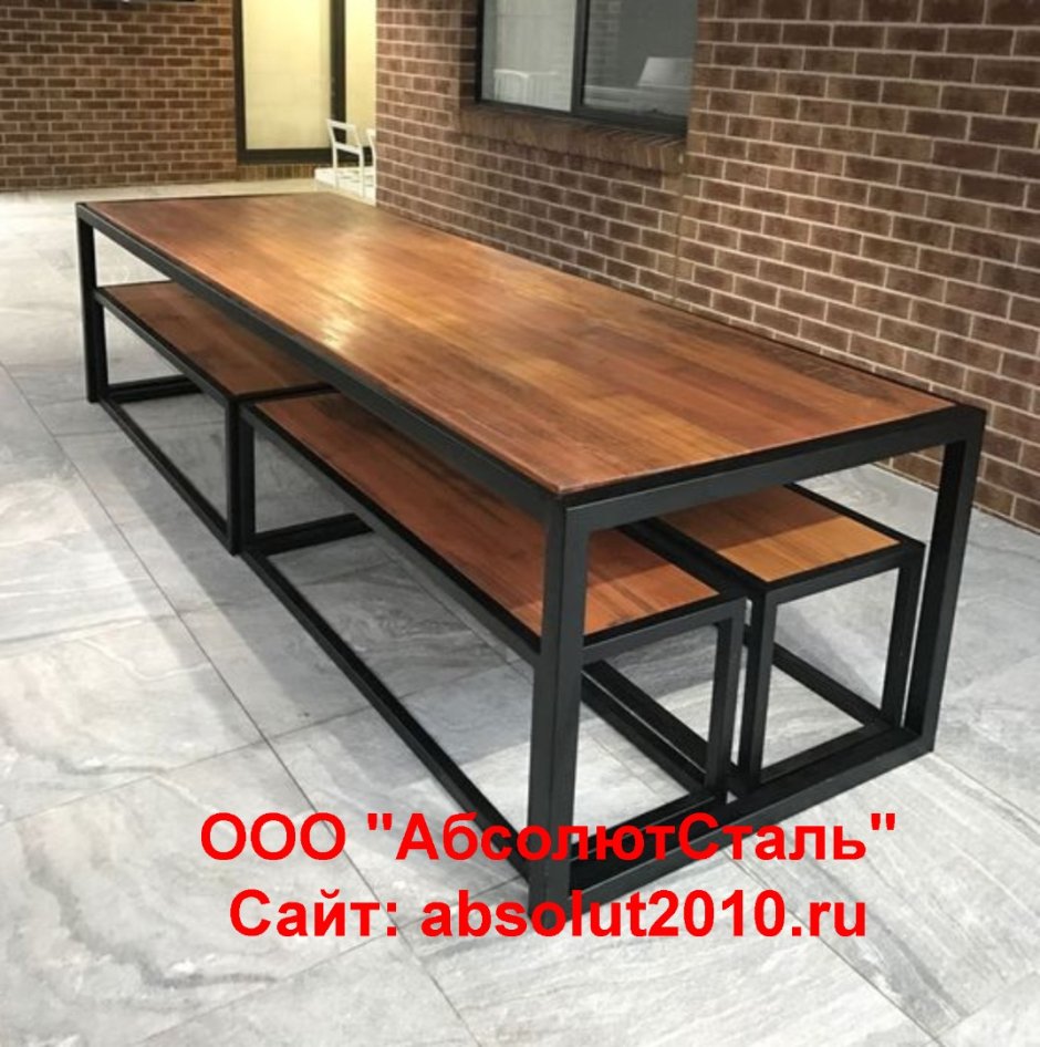 Мебель лофт лавочка
