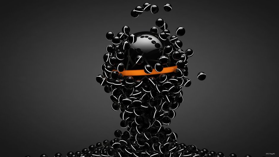 Темные вертикальные