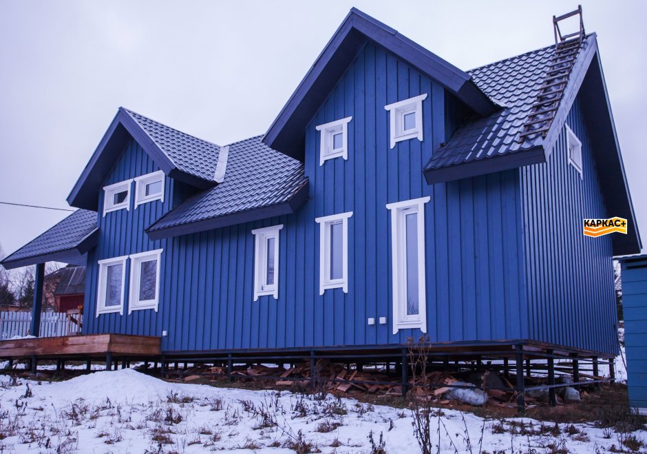 Скандинавский фасад вертикальный