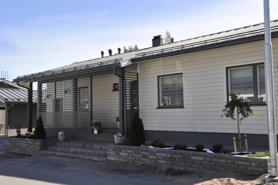 Фальцевая кровля фахверк