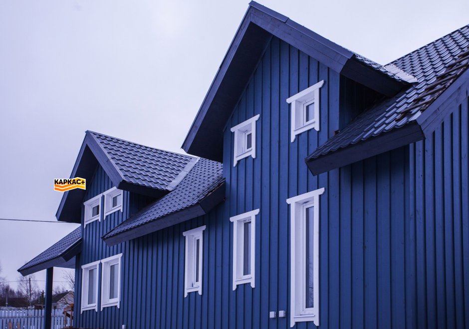 Скандинавская отделка фасада