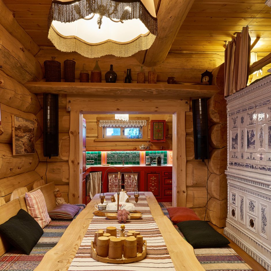 Интерьер русской избы