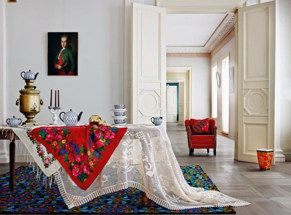 Интерьер в народном стиле