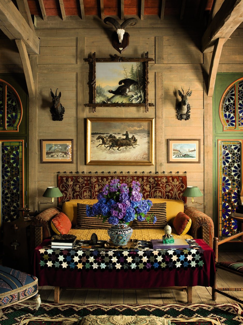 Терем Неорусский стиль интерьер