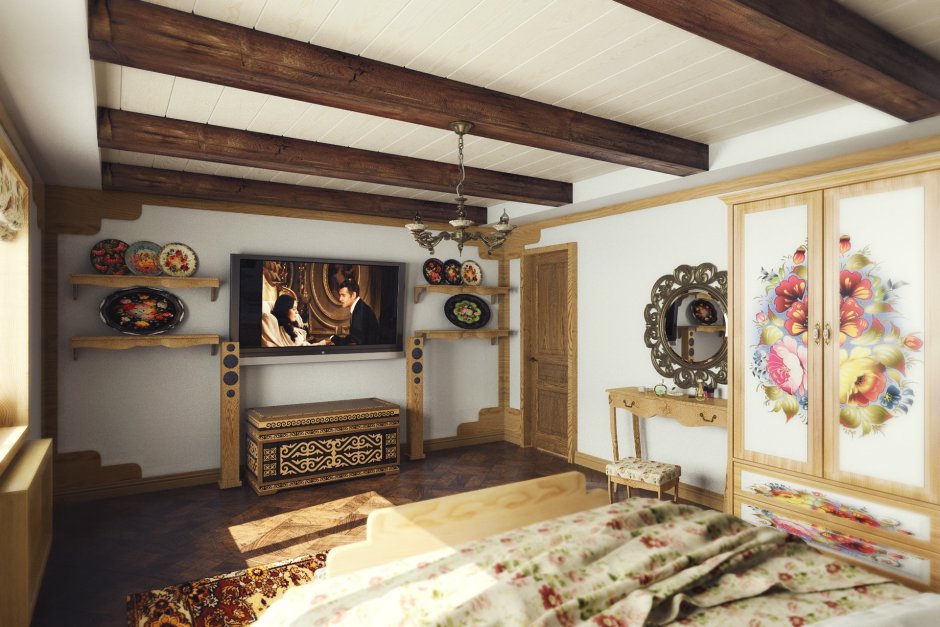 Дом в стиле Берендеево царство